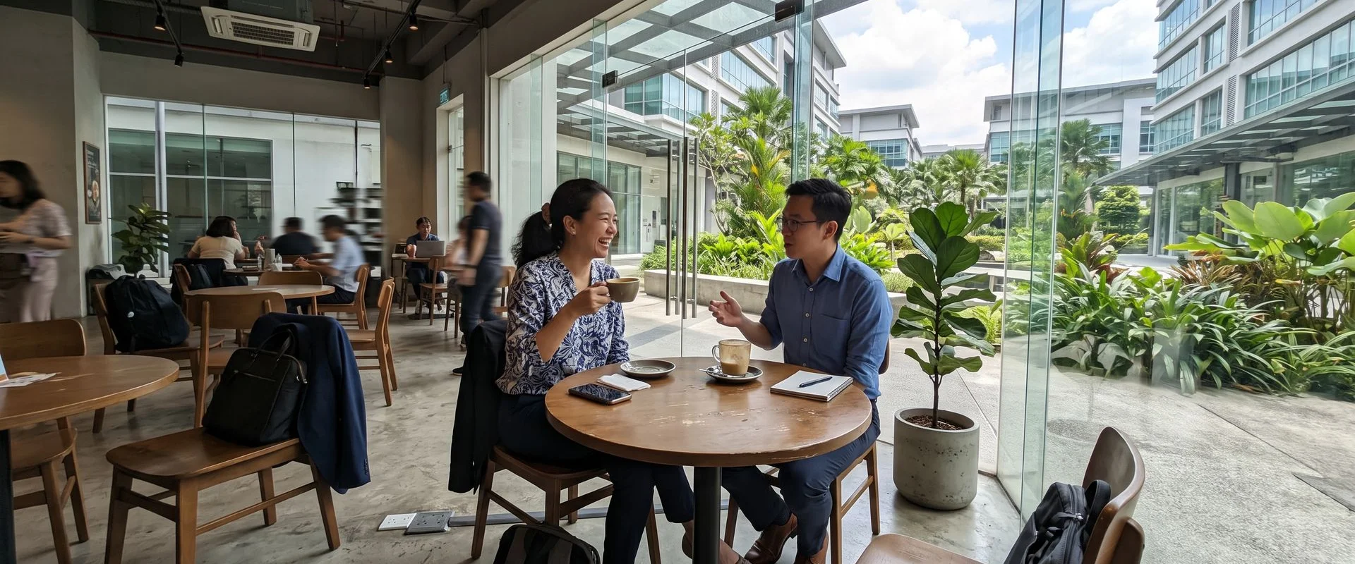cafe in Dataran Glomac, Petaling Jaya